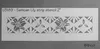 ibicci Samoan Lily 2" Strip Stencil
